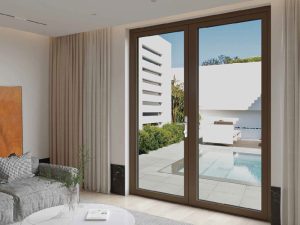 cửa đi mở quay kenwin 55s