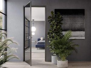 cửa nhôm kenwin ultra slim nội thất
