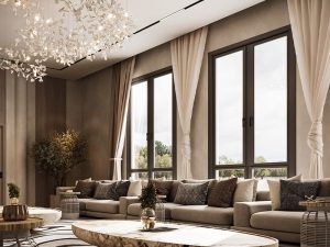 cửa sổ mở quay nhôm kenwin t6