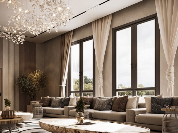 cửa sổ mở quay nhôm kenwin t6