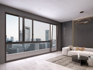 cửa trượt lật kenwin kết hợp cửa đi cửa sổ