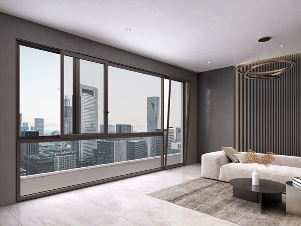 cửa trượt lật kenwin kết hợp cửa đi cửa sổ