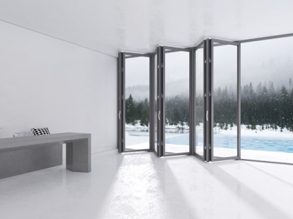 cửa xếp trượt ẩn bản lề kogen hệ 68