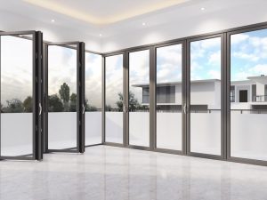 cửa xếp trượt ẩn bản lề kogen hệ 68