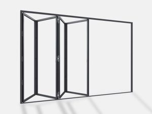 cửa xếp trượt ẩn bản lề kogen hệ slim 50
