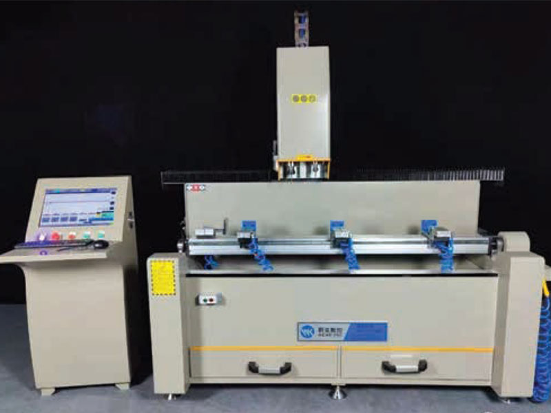 máy phay khóa CNC 2 đầu
