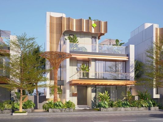 công trình biệt thự tại Khu đô thị Đất Quảng Riverside, Đà Nẵng