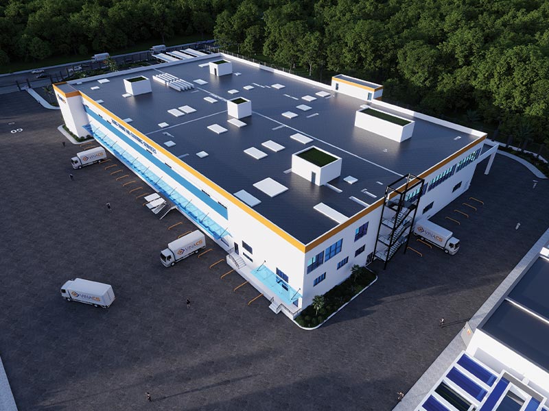 Công trình cung cấp suất ăn và dịch vụ Cảng hàng không Quốc tế Long Thành VINACS