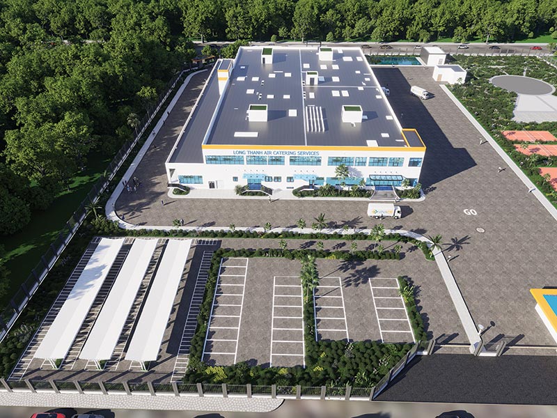 Công trình cung cấp suất ăn và dịch vụ Cảng hàng không Quốc tế Long Thành VINACS