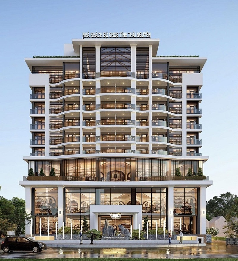 nhà khách bộ chqs thái nguyên